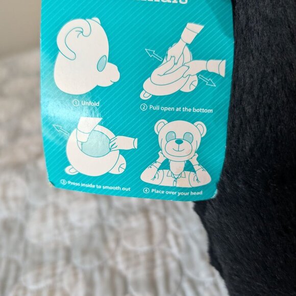 Dan Dee Big Greeter Head Black Cat Panther Halloween Mask Cosplay Furry Head - Picture 7 of 16